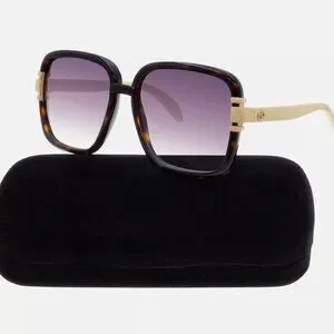 NEW Gucci Purple and Gold Butterfly Women\'s Sunglasses Butterfly frame sunglasses in dark purple | GUCCI® US main image 3